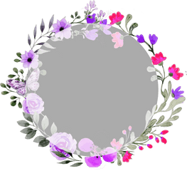 Crown Flower Flowers Circle Ftestickers - Icon Png