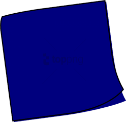 Dark Blue Post It Notes Transparent - Dark Blue Sticky Notes Png