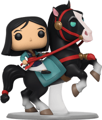 Rides - Mulan Riding Khan Png