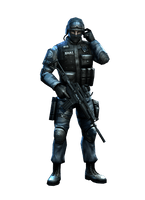 Police Mercenary Armour Omon Swat Officer - Free PNG