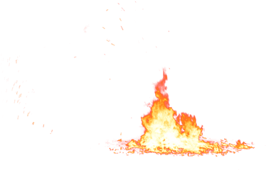 Small Fire Png Min - Transparent Background Fire And Smoke Png