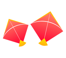 Pic Kite Colorful HD Image Free - Free PNG