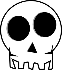 Dibujo Calavera Png 6 Image - Clipart Halloween Skull