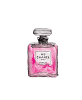 Pink Mademoiselle No. Painted Perfume Coco Chanel - Free PNG