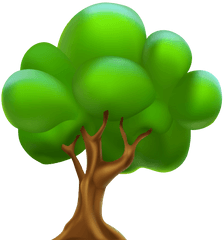 Cartoon Tree Png Clipart Transparent - Full Size Clipart