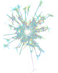 Spark Sparkler Fireworks Holo Holographic Fire Fireball - Symmetry Png