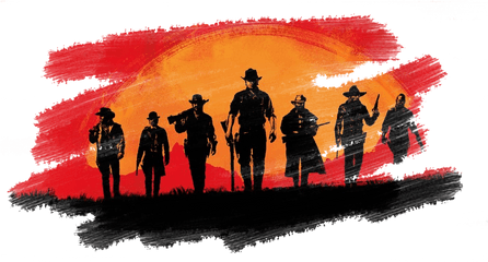 Red Dead Redemption Pc - Van Der Linde Gang Rdr2 Png