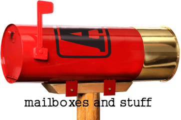 Pin - Shotgun Shell Mailbox Png