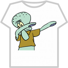 Squidward Dab T - Dab Emoji Transparent Png