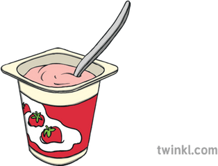 Yogurt 2 Illustration - Yogurt Illustration Png