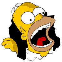 Homer Maggie Art Bart Smiley Simpson - Free PNG