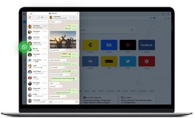 Whatsapp In Operas Desktop Browser - Opera Whatsapp Png