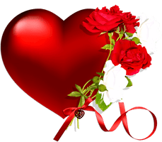 Heart Flower Red Free Download PNG HD