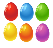 Plain Easter Egg Colorful HD Image Free - Free PNG