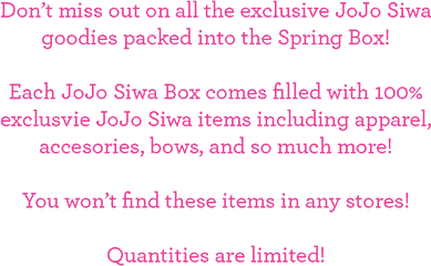 The Jojo Siwa Spring 2018 Box Available Now - Hello Sacramento Municipal Utility District Png