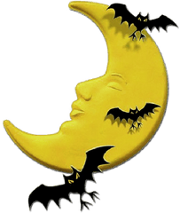 Halloween Moon Clipart Free - Fictional Character Png