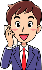 Charlie Businessman Is Talking - Thinking Man Cartoon Png