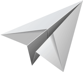 Paper Plane Png Images Free Download - Airplane With Paper Png