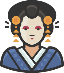 Traditional Japanese Woman Icon Free Avatars Iconset - Traditional Japanese Music Icon Png