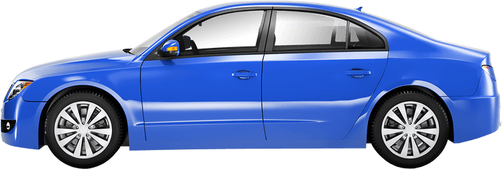 Download Live Remote Video Monitoring - Blue Car Side View Png