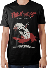 The Final Chapter Friday 13th T - Looney Tunes Characters T Shirt Png