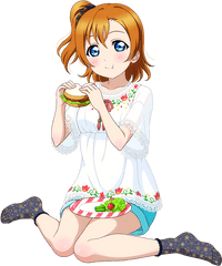 School Idol Tomodachi - Cards Album 2040 Kousaka Honoka Sr Png