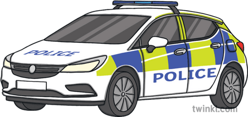 Police Car Law Enforcement Pwhu Vehicle Uk Ks1 Illustration - Police Car Twinkl Png