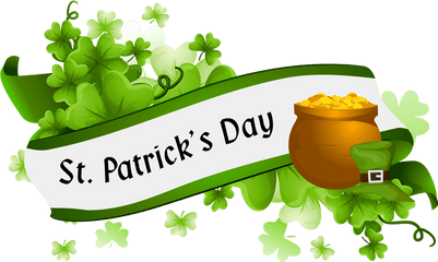 St Patricks Day Banner Transparent Png - Saint Patrick Day Png