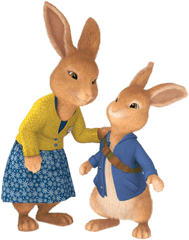 Peter Rabbit And Mum Transparent Png - Peter Rabbit And Mum