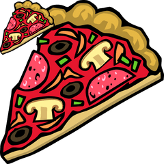 Pepperoni Pizza Slice Png Svg Clip Art For Web - Download Pizza Clip Art