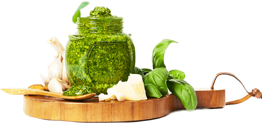 Download Hd Fresh Herbs - Pesto Sauce Png