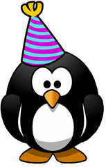 New Years Clipart - Happy Birthday Meme Penguin Png