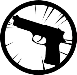 Avangers Black Widow Marvel Weapon Icon - Gun Black Widow Avenger Png