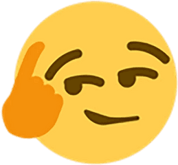 Thinking Face Emoji Transparent Png - Think About It Emoji