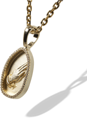 Prayer Hands Pendant - Locket Png