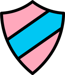 Emblem Icon Pink - Shield Icon Aesthetic Pink Png