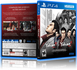 Yakuza 3 U0026 4 Remastered Collection - Custom Ps4 Cover Call Of Duty Mw Remastered Ps4 Png