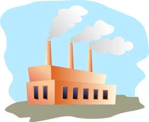 Factory 1b - Factory Cartoon Png