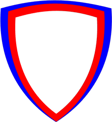 Shield Clip Art - Blue And Red Shield Png