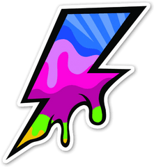 Pop Bolt - Drip Lightning Bolt Png