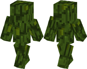 Jungle Leaves Cammo Minecraft Skin Hub - Skin De Minecraft Steve Ninja Png