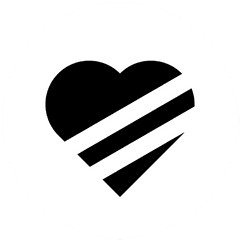 The Striped Heart - Heart Png