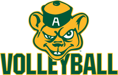 Volleyball Green And Gold Sport System - Alberta Golden Bears Png