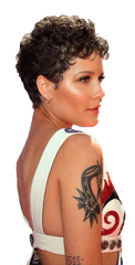 Image About Transparent In Halsey By Laurynlydia - Halsey Short Hair Curl Png