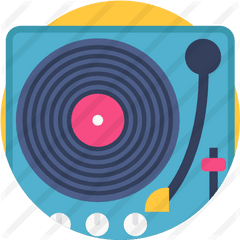 Record Player - Circle Png