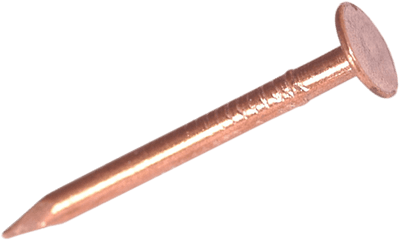 Copper Nail Transparent Png - Copper Clout Nail