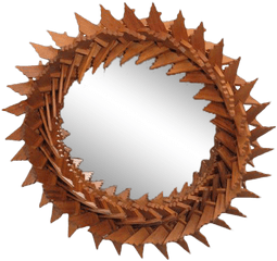 Crown Of Thorns Frame With Mirror - Lame De Scie Circulaire Pour Couper L Aluminium Png