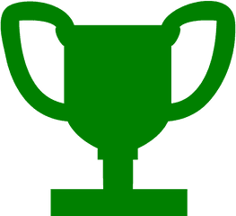 Green Trophy 4 Icon - Trophy Icon Green Png