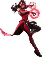 Scarlet Witch Hero - Scarlet Witch Super War Png