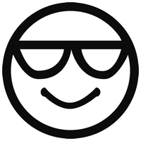 Black Outline Emoji Free Clipart HD - Free PNG